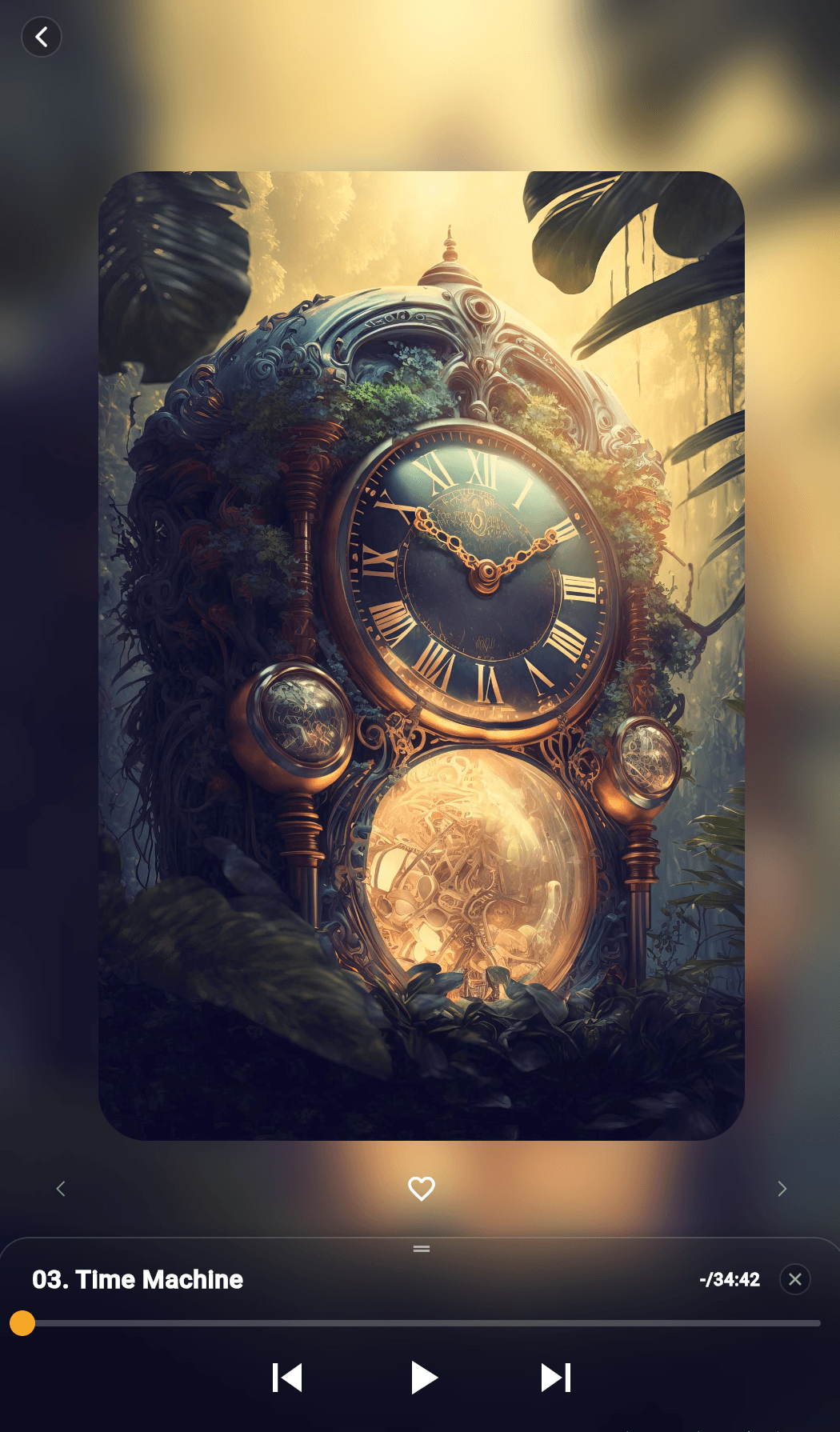 Beginning app — 3D Sound Journey player
